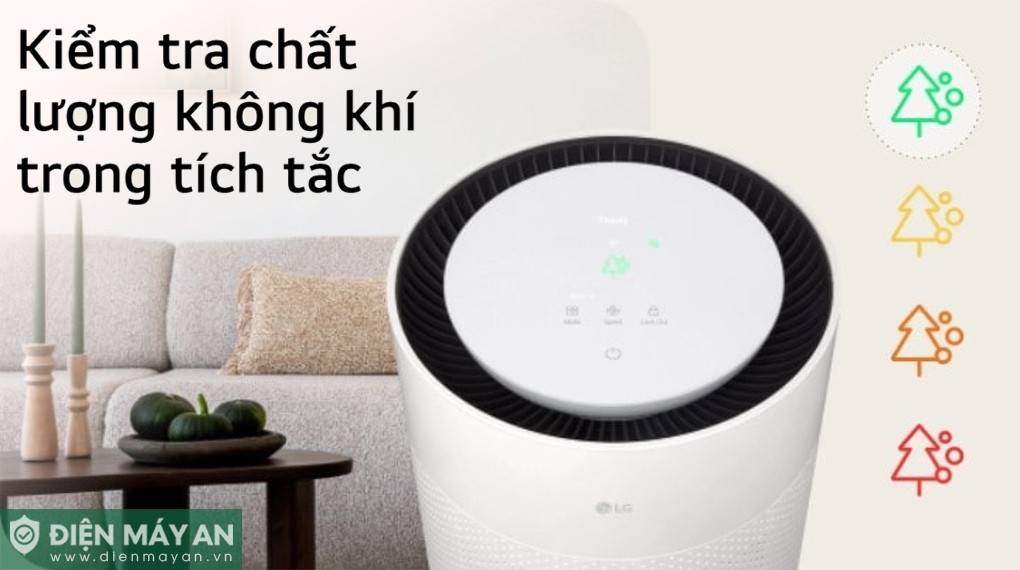Máy lọc không khí LG PuriCare Aero Hit AS35GGW10.ABAE 35W